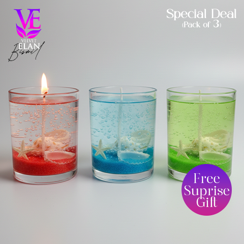 Candle Bismil - Special Deal - Pack of 3 with Gift - Rs.2990