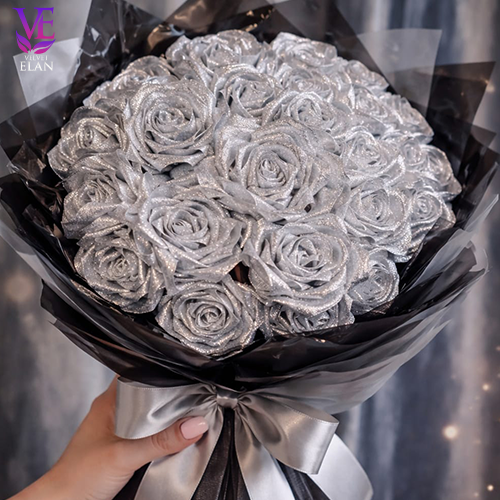 Velvet Élan Signature Bouquet – Elegance in Bloom