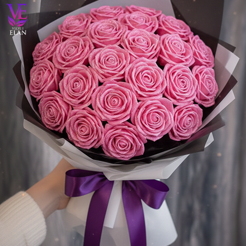 Velvet Élan Signature Bouquet – Elegance in Bloom