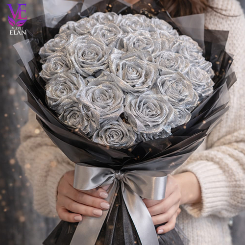 Velvet Élan Signature Bouquet – Elegance in Bloom