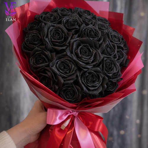 Velvet Élan Signature Bouquet – Elegance in Bloom