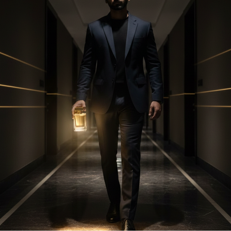 Alpha Noir by Velvet Élan – Dark Woody & Spicy Luxury Perfume for Men