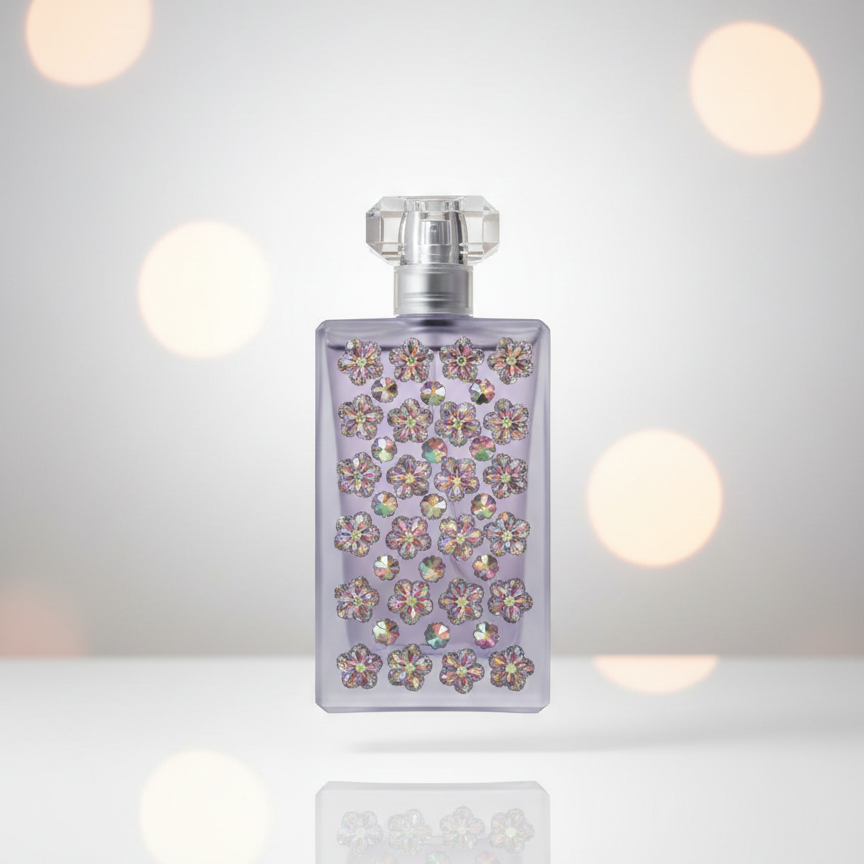 Royal Luxe Gift Hamper – Queen Perfume, Luxe Gloss Bar, Beparwah Candle, Glow Memories Jar & Flower Bouquet (Pack of 5)