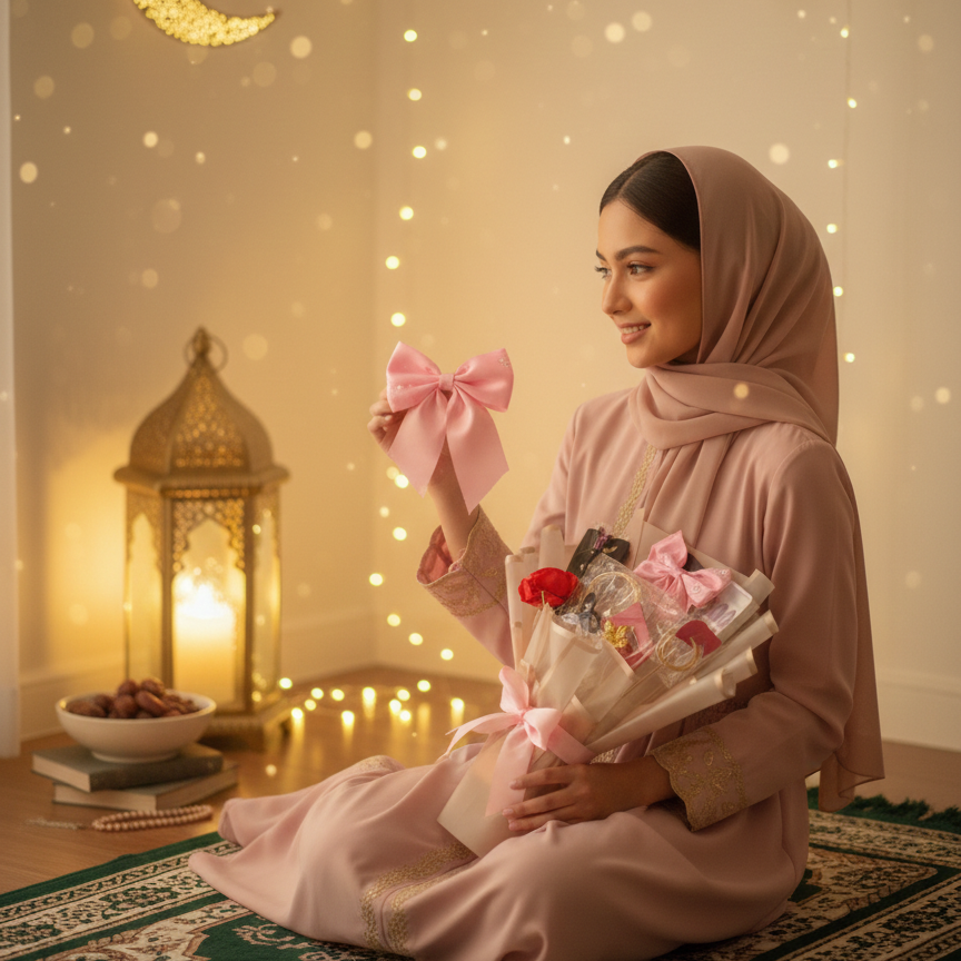 Noor Blossom – Eid Special Girls Gift Bouquet