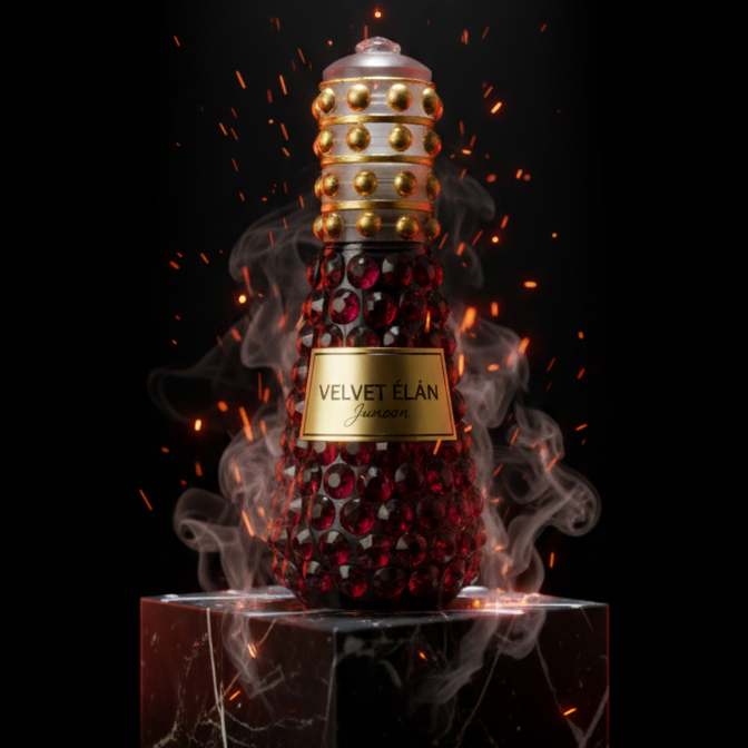 Velvet Élan "Junoon" – Intense Amber & Spicy Woody Luxury Perfume (Premium Quality)