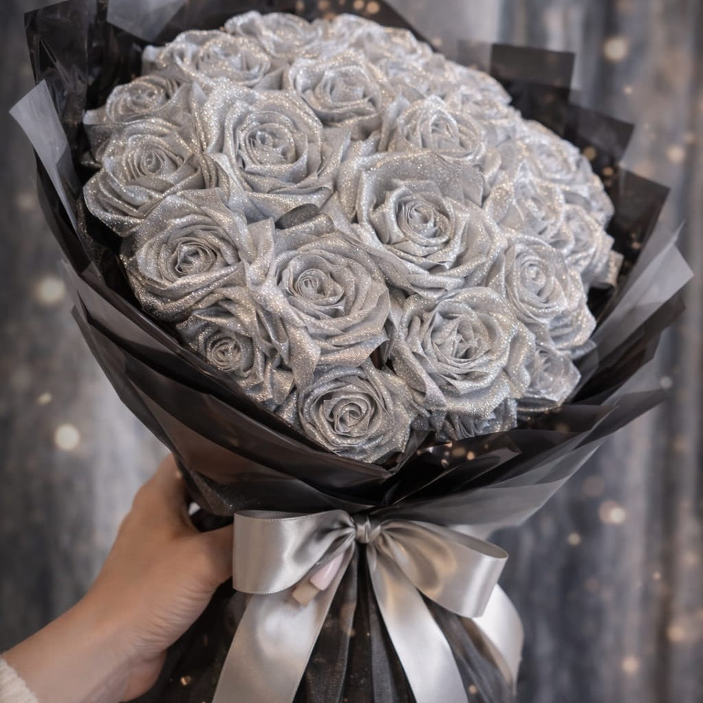 Velvet Élan Signature Bouquet – Elegance in Bloom
