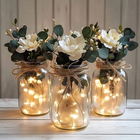 Velvet Glow Jar – Aesthetic Room Décor Light (Pack of 3)